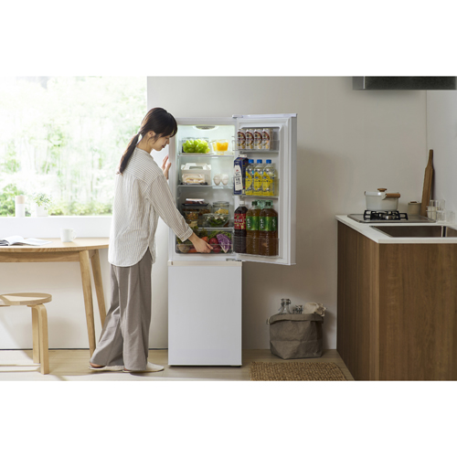 冷凍冷蔵庫 170L IRSD-17A-WH アイリスオーヤマ 冷蔵庫 ナチュラル