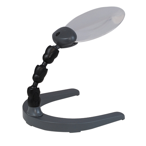 両手が使えるルーペ 卓上 LP-38R CONTEC 拡大鏡 | ホームセンター通販