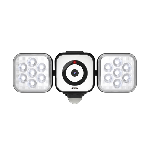 防犯カメラLEDセンサー8Wx2灯 C-AC8160 ムサシ センサーライト