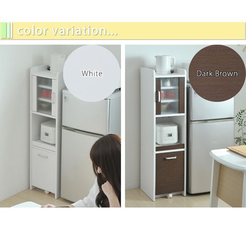 隙間収納 炊飯器ラック トースターラック 幅30 FKC-0645-WH JKプラン