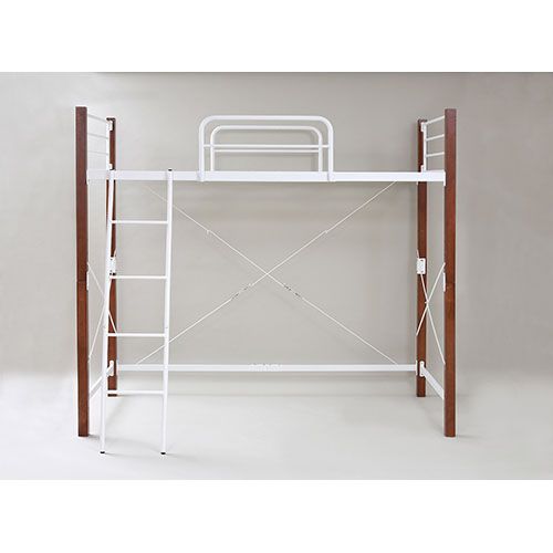 ベッド ロフトベッド ハイベッド ミドルベッド 大人用 IRI-1043SET