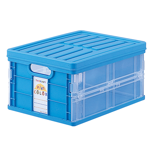 折りたたみコンテナミニ蓋付 CFC-TC301KB セラピーカラー マルチ