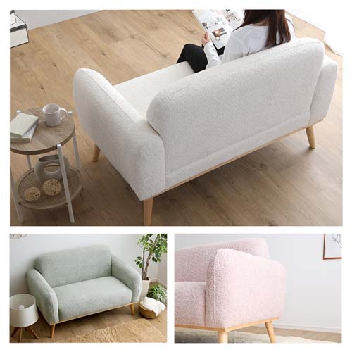 コンパクトソファ 2人掛け【Rammy-ラミー-】 SH-06-OKCTS--GE ホーム