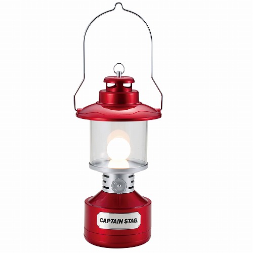 ツインライト LEDランタン＜ステンドグラス風シート付＞（レッド） UK