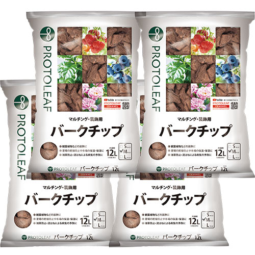 まとめ買い】プロトリーフ バークチップ S 12L×4袋 プロトリーフ 培養
