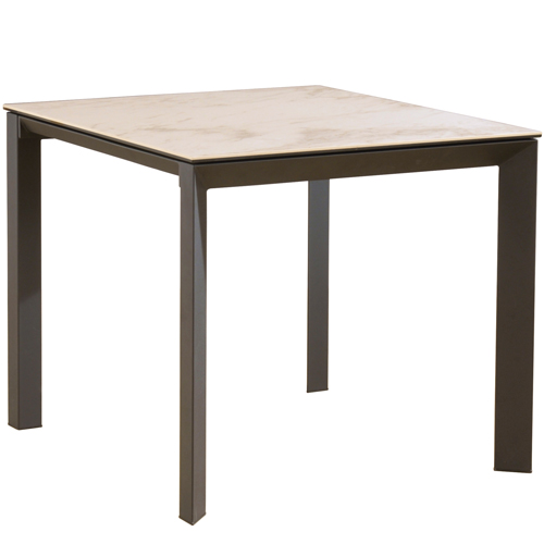 グラナダ 90×80 ダイニングテーブル ホワイトクオーツ 筑波産商