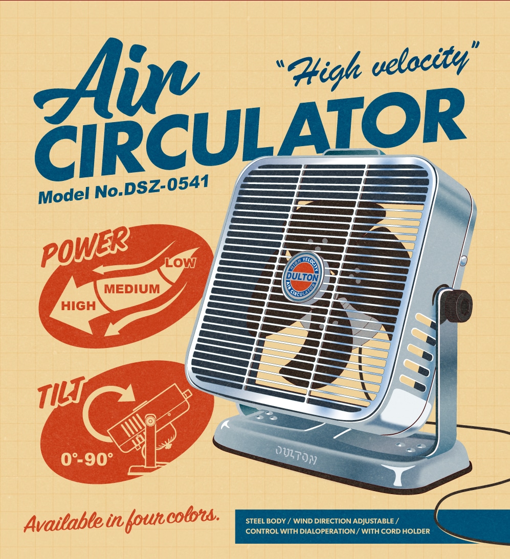 DULTON ONLINE SHOP | NEW COLOR | 2025 AIR CIRCULATOR: (並び順：商品名)