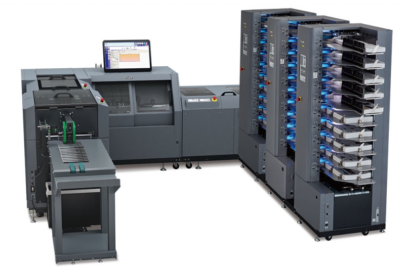 デュプロ販売株式会社 | 製品の詳細 | 鞍掛け中綴じ折り製本機 DBMi