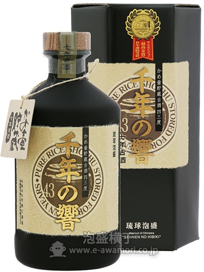 千年の響 かめ壷貯蔵 7年古酒/(有)今帰仁酒造：泡盛・古酒の通販