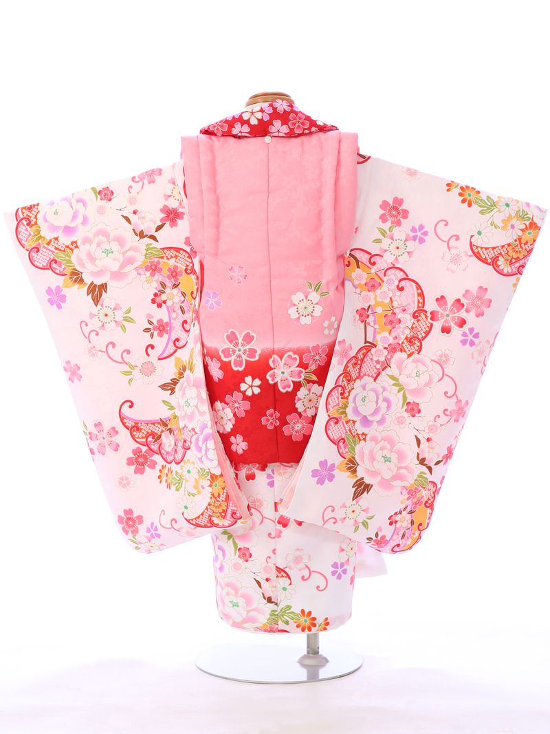 七五三|3歳女児|被布|対応身長:90~100cm|kawaiina|#E-H-406｜全国宅配