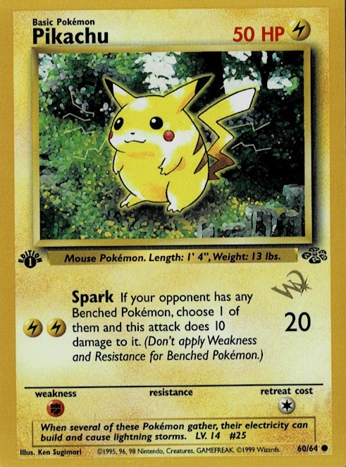 ピカチュウ 英語版発売記念カード 1stEDITION - ENNDALGAMES買取館2