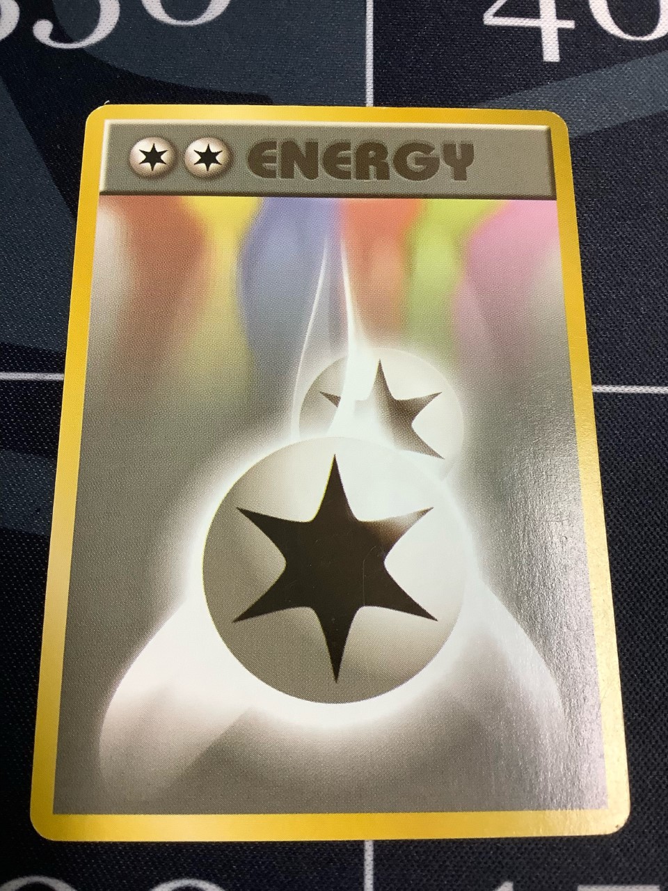 無色2個エネルギー 初版 レアリティシンボルなし 第1弾 旧裏【実物写真