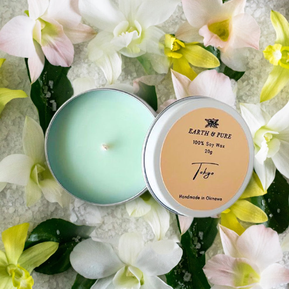 Earth & Pure | Tokyo | Scented Candles | Soy Wax | Handmade in Okinawa