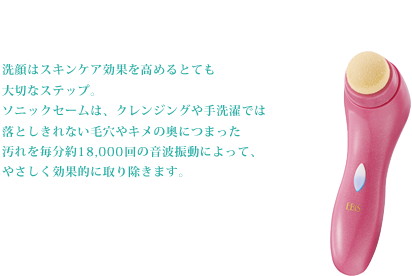 ご使用方法〜~ソニックセーム〜|美顔器ならEBiS化粧品