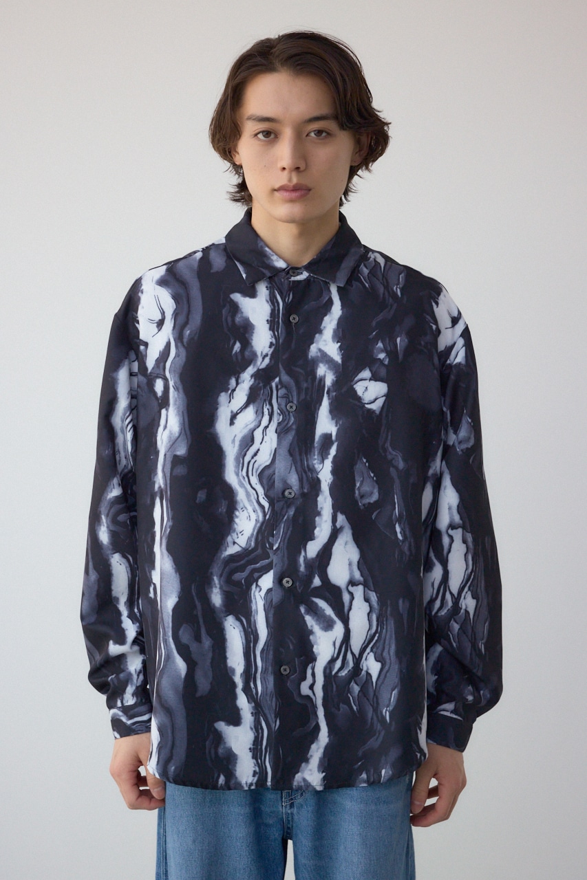 AZUL BY MOUSSY | ポリエステルスエードジェネラルシャツ (シャツ