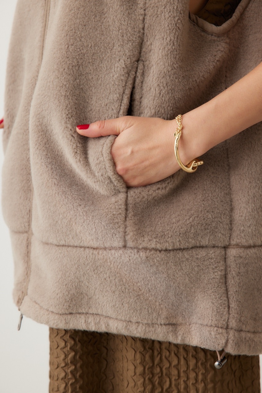 AZUL BY MOUSSY | ボアドッキングベスト (ベスト ) |SHEL'TTER WEBSTORE