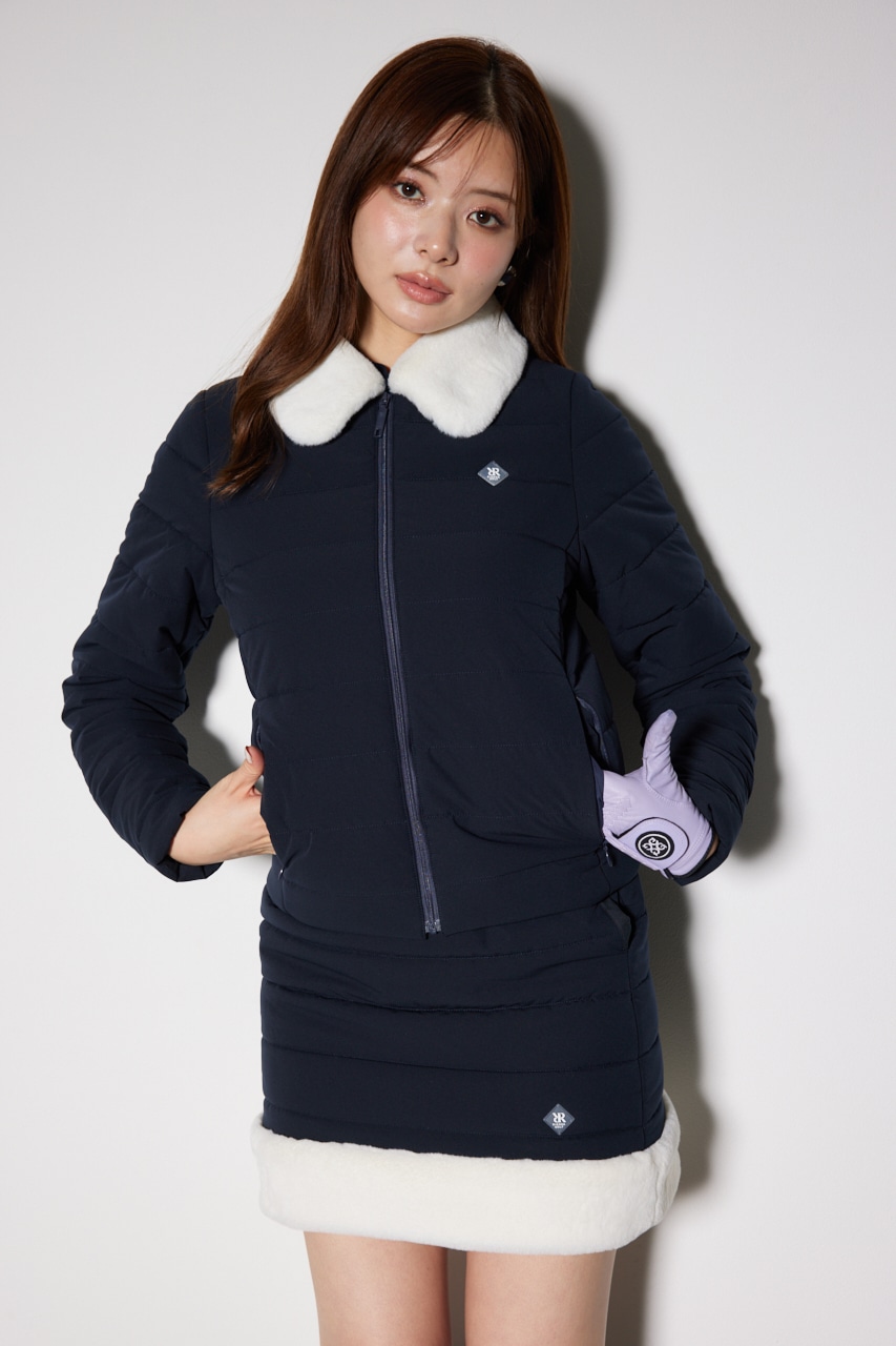 RIENDA GOLF | 【RIENDA GOLF】Fファーカラーキルティングジャケット