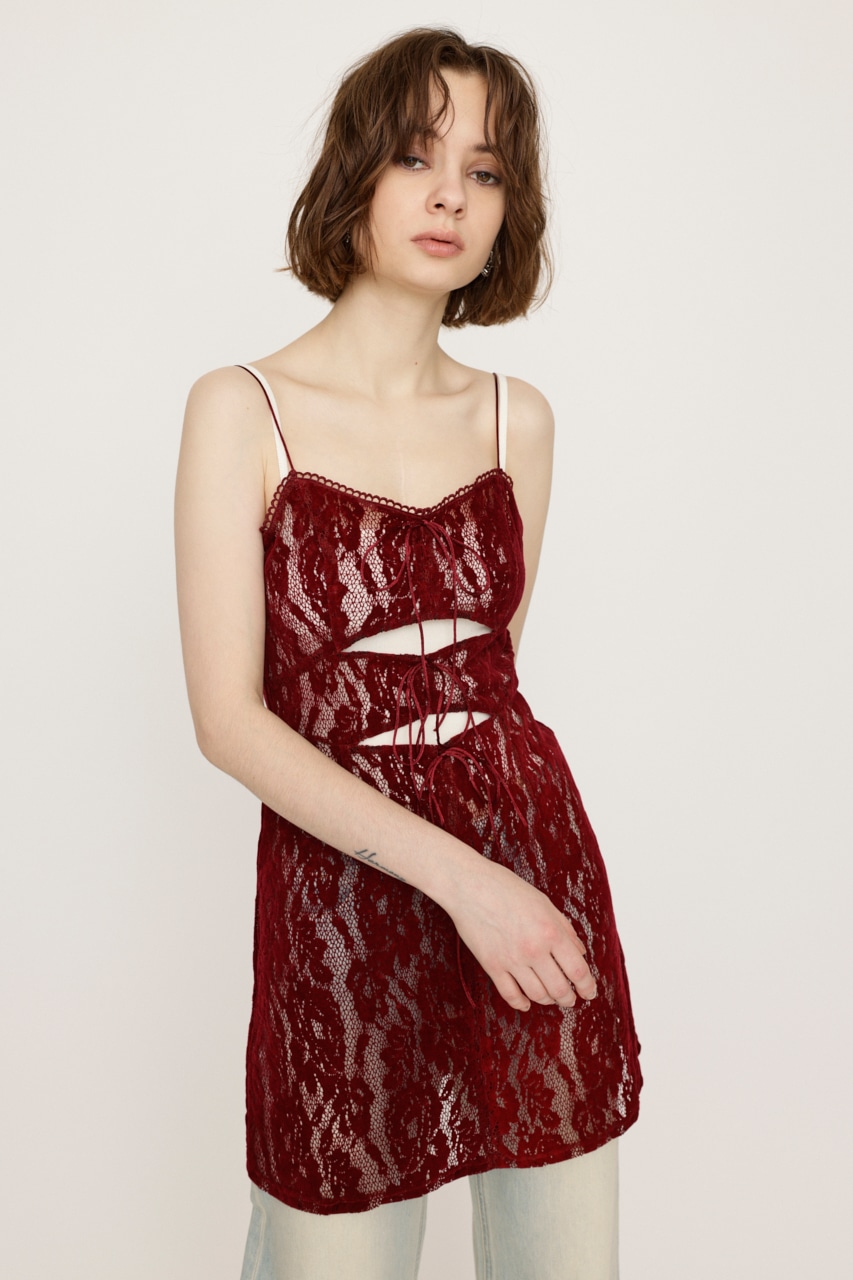 SLY | FROCKY LACE RIBBON トップス (キャミソール ) |SHEL'TTER WEBSTORE