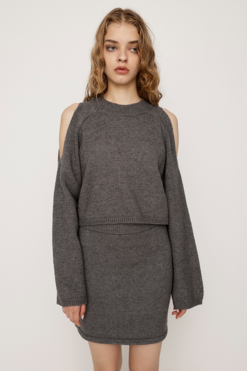 SLY | OPEN SHOULDER SET UP (ワンピース(ミニ・ミディアム） ) |SHEL