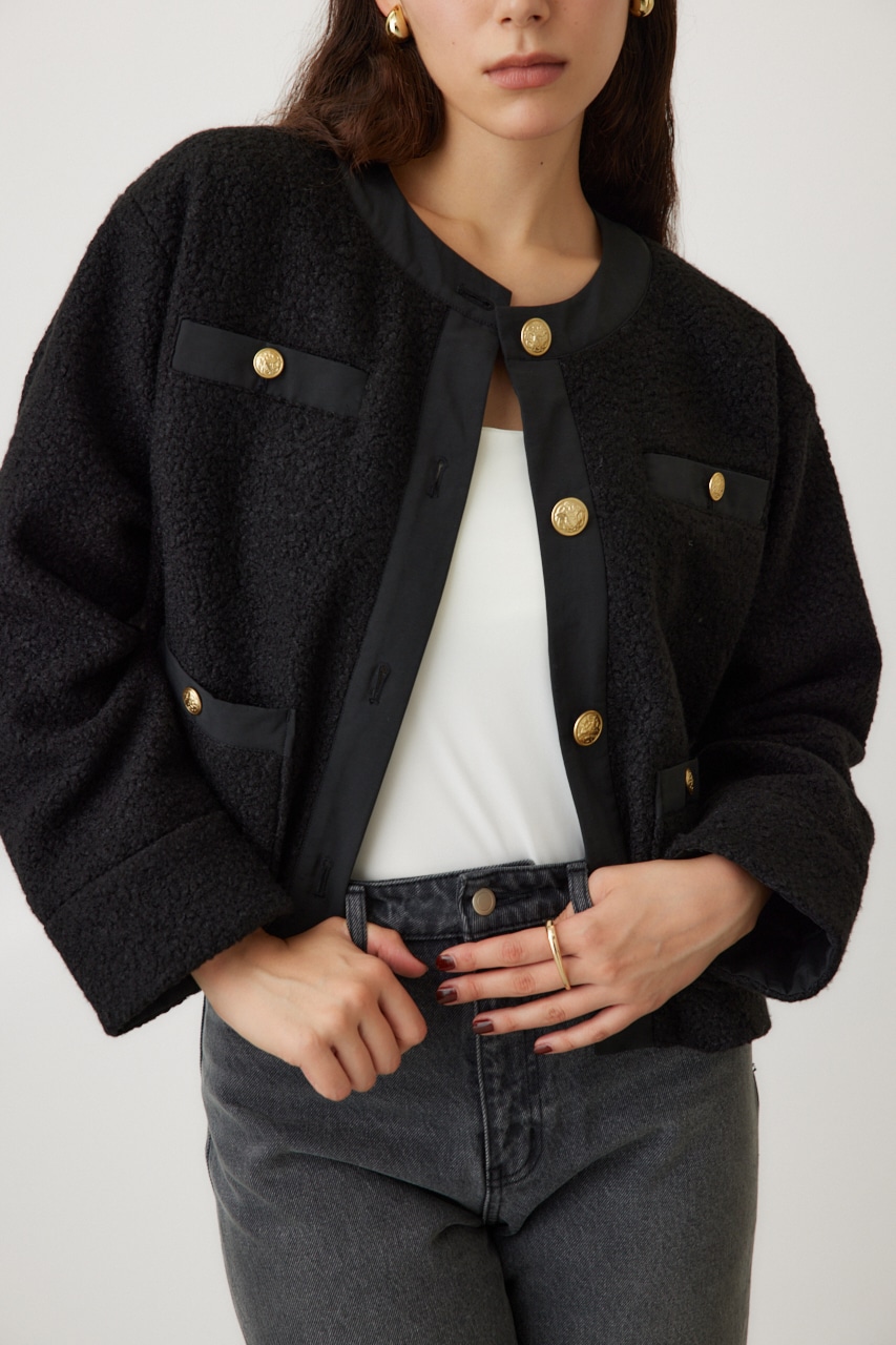 AZUL BY MOUSSY | カーリーツイードジャケット (ジャケット ) |SHEL