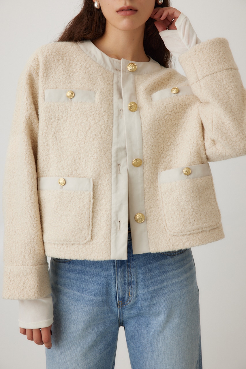 AZUL BY MOUSSY | カーリーツイードジャケット (ジャケット ) |SHEL