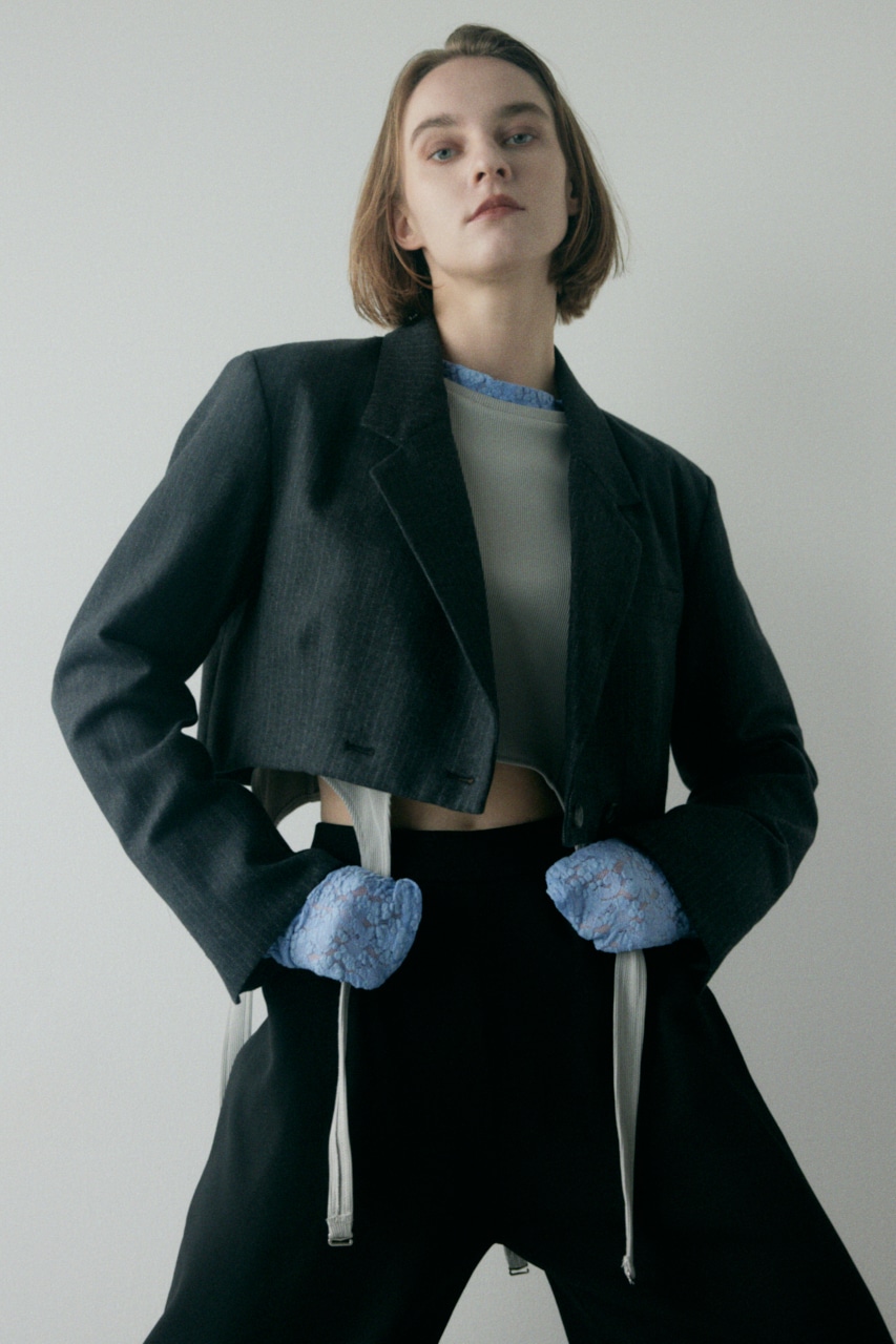 AZUL BY MOUSSY | 【PLUS】パターンクロップドジャケット (ジャケット