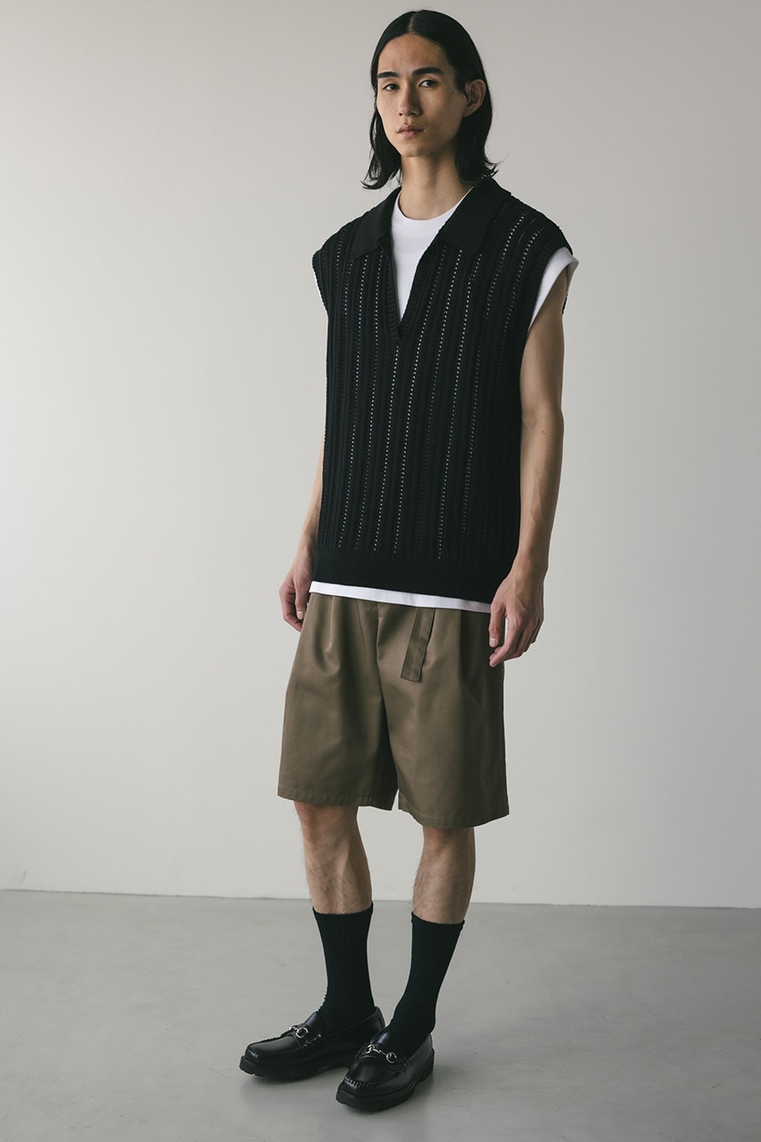 STYLEMIXER | クロシェニットベスト (ベスト ) |SHEL'TTER WEBSTORE