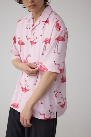 AZUL BY MOUSSY | フラミンゴアロハシャツ (シャツ・ブラウス ) |SHEL