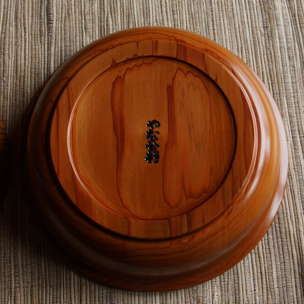 魚梁瀬杉の木の器(蓋付菓子盆｜エコアス馬路村