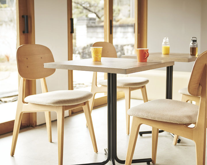 プラム｜木製椅子 カフェレストランチェア｜業務用家具のE家具.JP