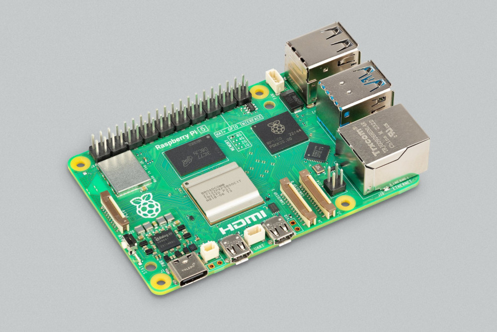 Raspberry Pi 5 Board 4GB - Quad-Core Cortex-A76, Dual 4K, Wi-Fi