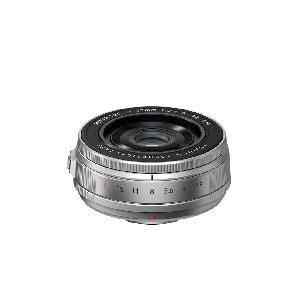 FUJIFILM XF23MM F2.8 R WR Silver Lens