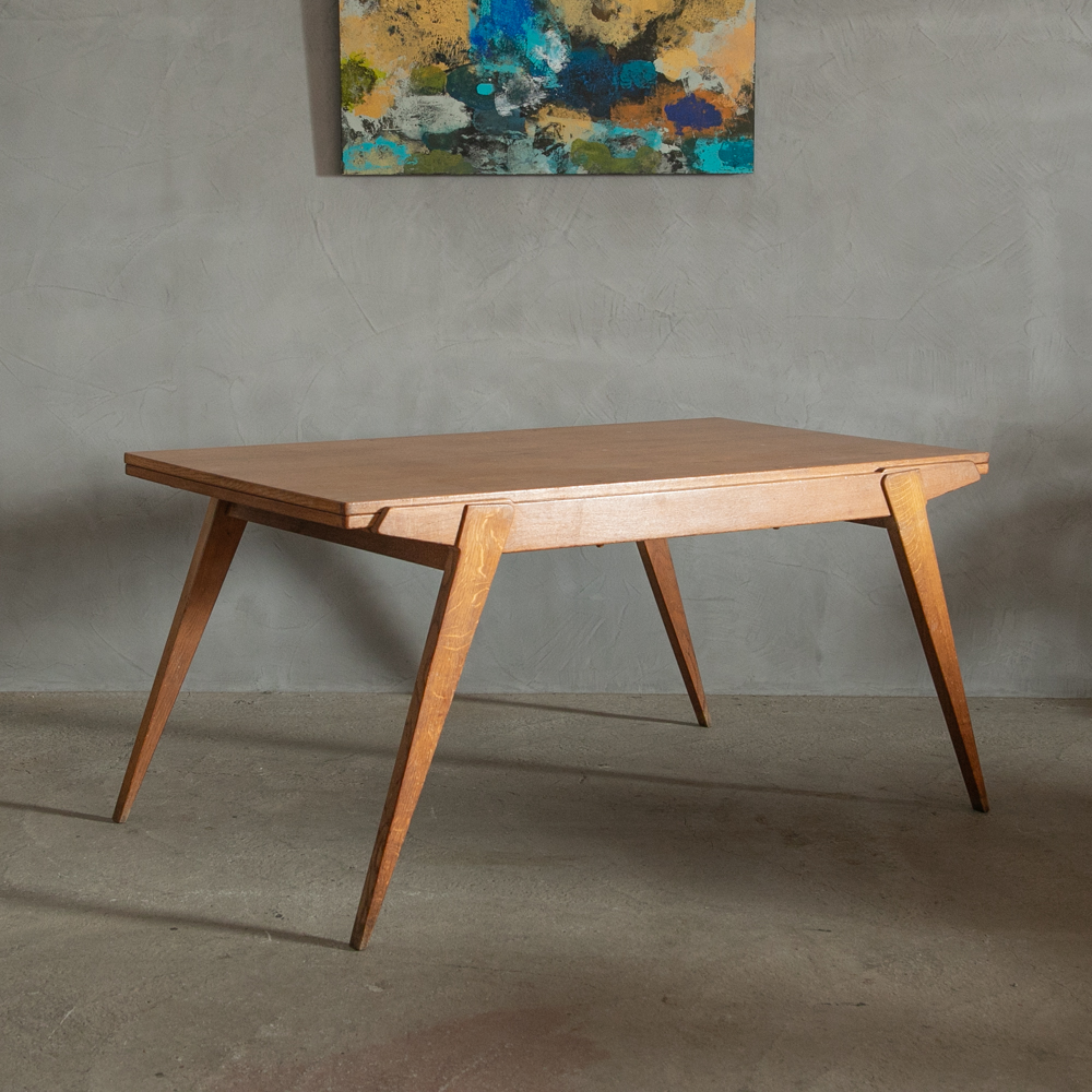 ヴィンテージ エクステンションテーブル – フランス、ヨーロッパの