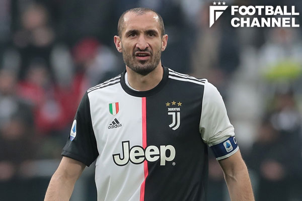 ユベントス、35歳のキエッリーニと来季も契約へ。右膝前十字靱帯損傷