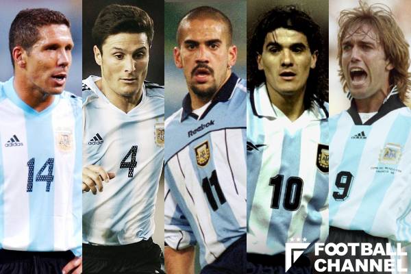 まさに超怪物！1998年のアルゼンチン代表、最強の英雄5人。サッカー