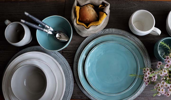 Casafina(カサフィナ) ｜ フォンタナ サラダプレート ターコイズ