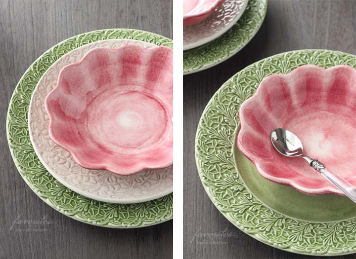 MATEUS(マテュース) ｜レースプレート 25cm グリーン