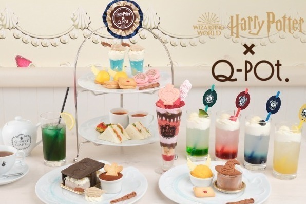 Q-pot CAFE.「ハリー・ポッター」コラボ、ホグワーツ4寮の組分け帽