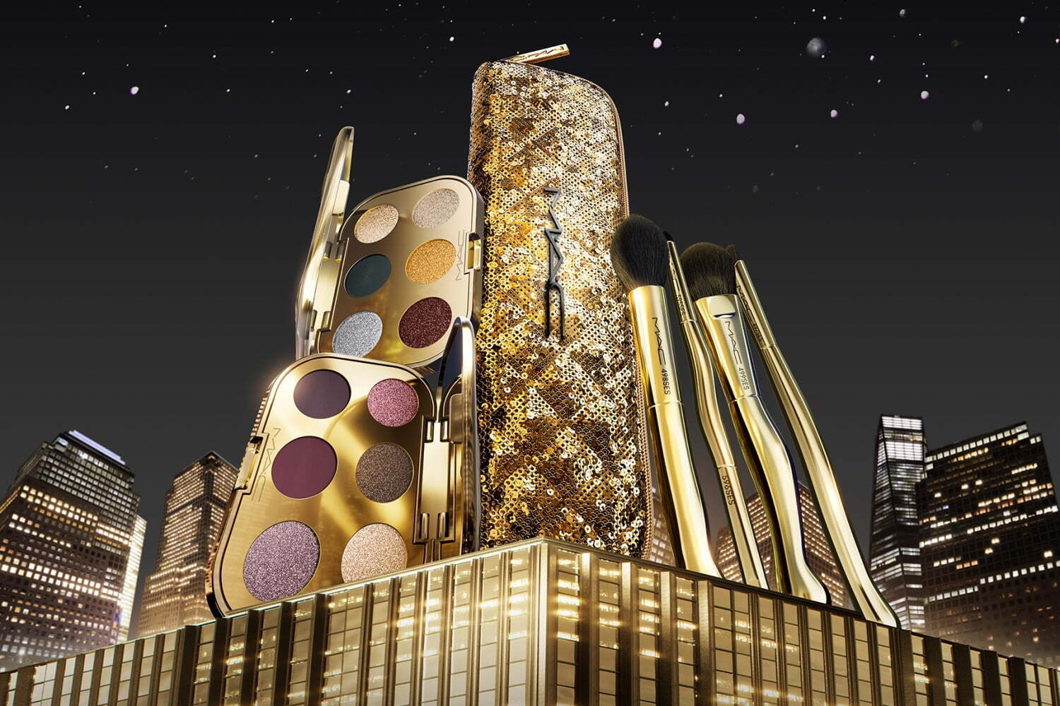 M·A·C24年クリスマスコフレ、“ゴールドに輝く”限定リップデュオ＆豪華