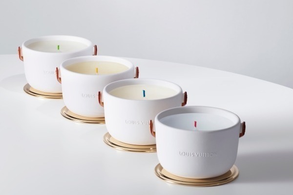 ルイ・ヴィトンのホーム向け「パフュームド キャンドル」透明感溢れる