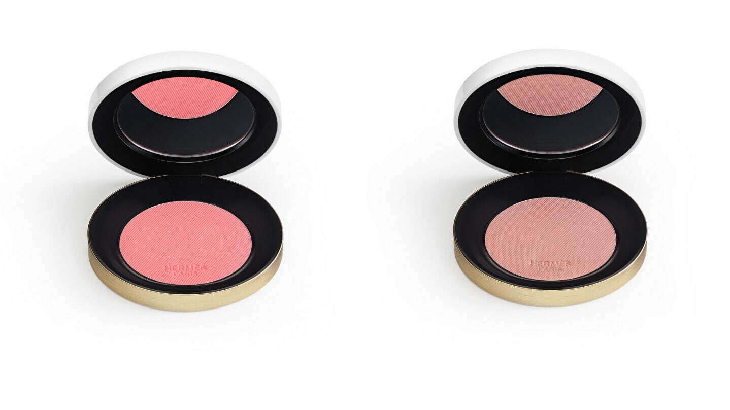 エルメス初のチーク〈ローズ・エルメス〉シルクのように輝くピンク色
