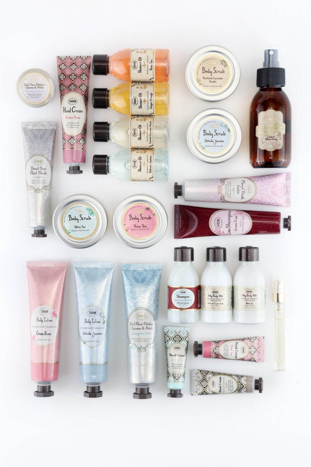 SABON22年クリスマスアドベントカレンダー、人気の香りのボディケア