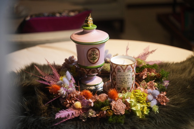 ジノリ 1735“5つの旅先”をイメージしたキャンドル＆プレート、ロンドン