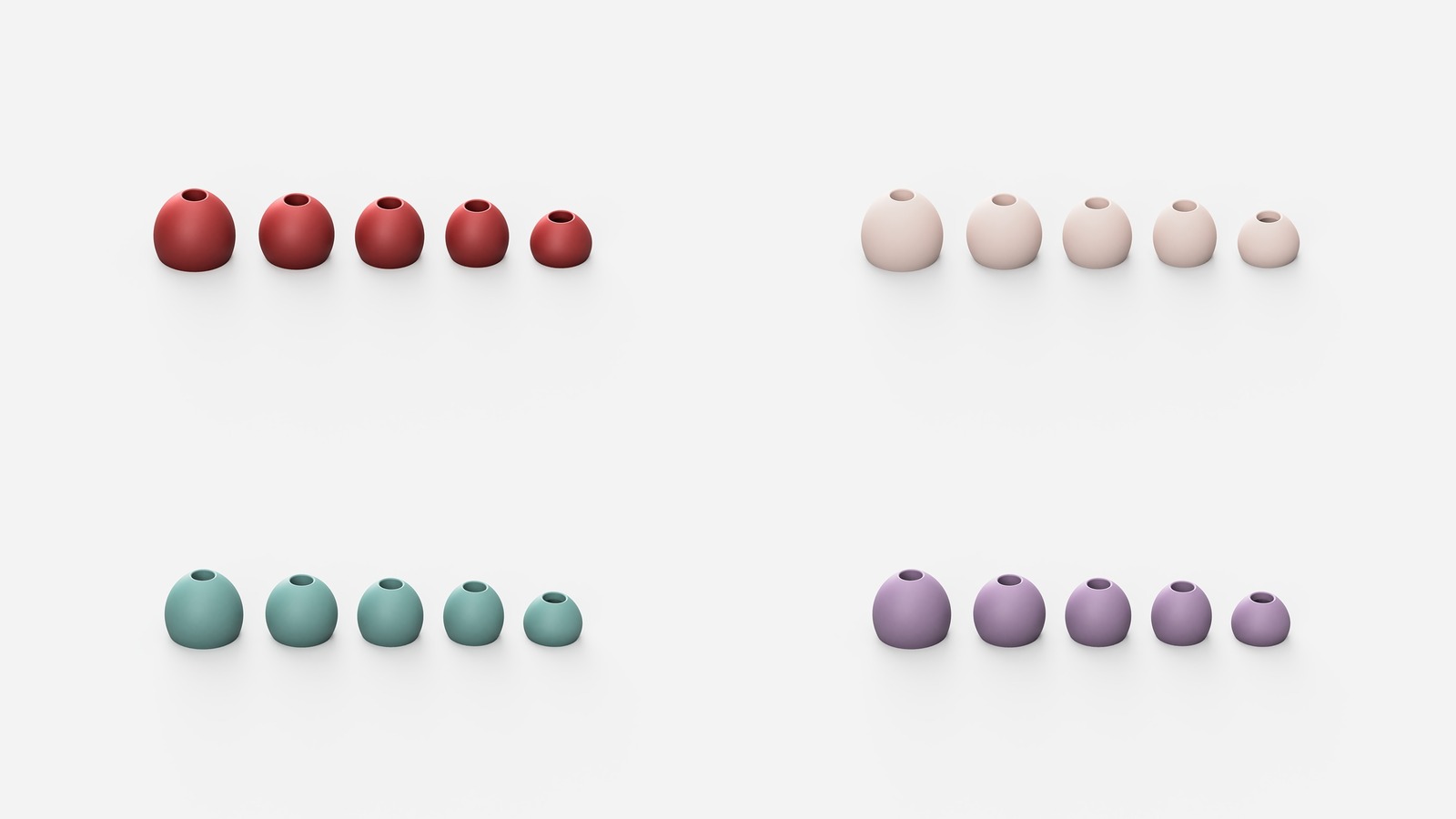 ぷっくりハート型”ワイヤレスイヤホン「HeartBuds」淡いブルーの新色