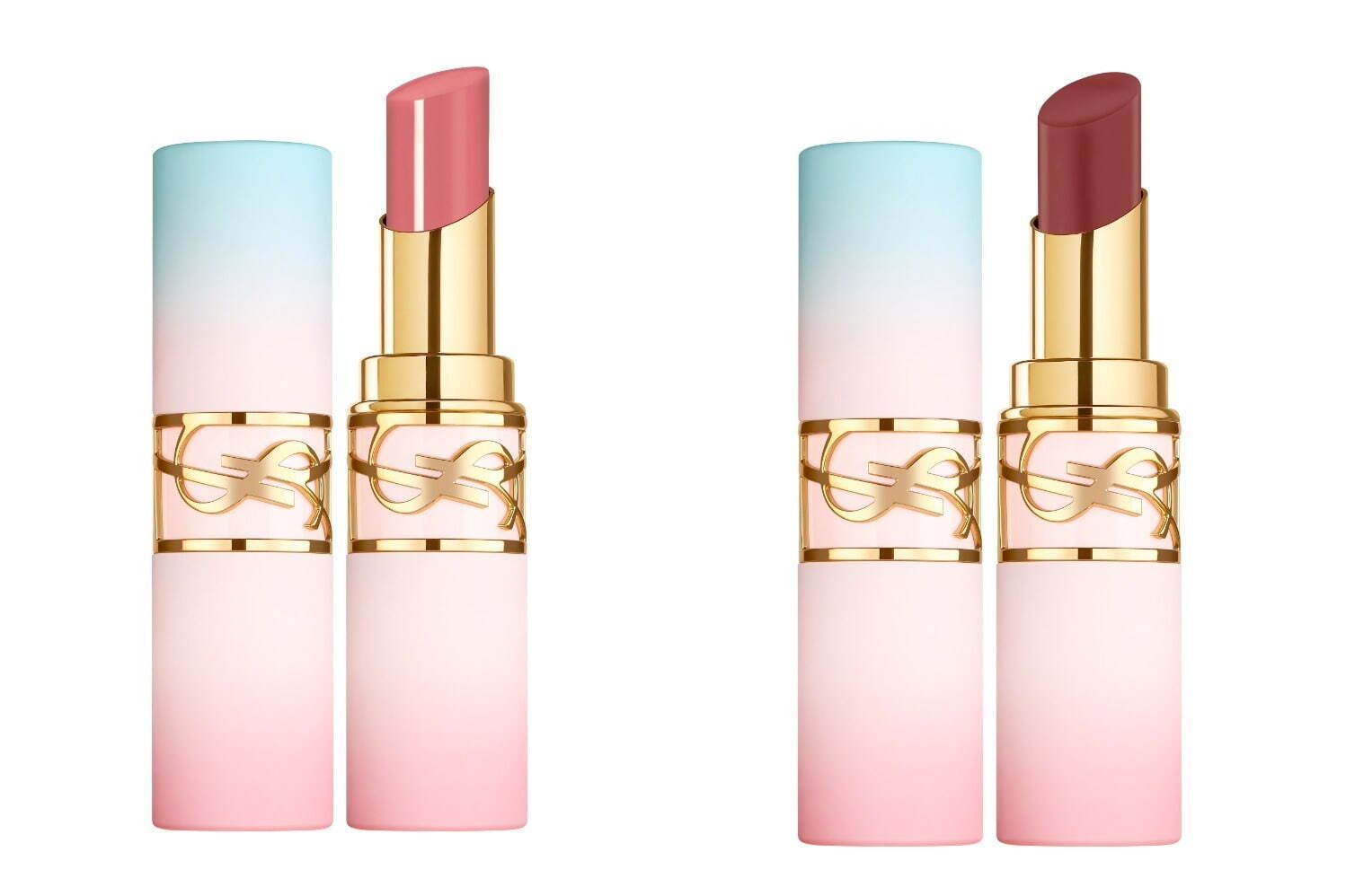 イヴ・サンローラン「LOVE」が溢れる25年春コスメ、“ピンク＆ブルー