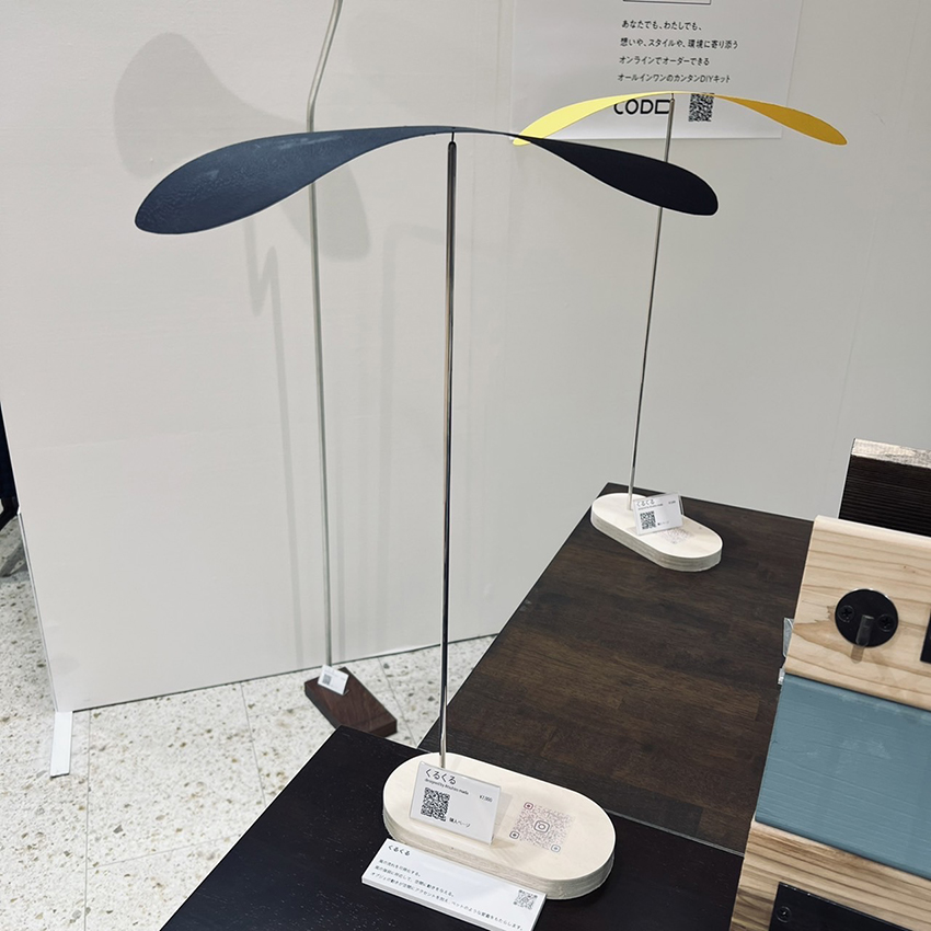 間田淳大（高度総合デザイン科4年）が、博多阪急で作品を展示販売