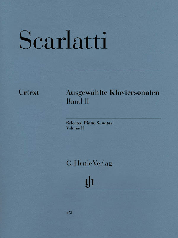 Scarlatti: Selected Piano Sonatas - Volume 2 – Ficks Music