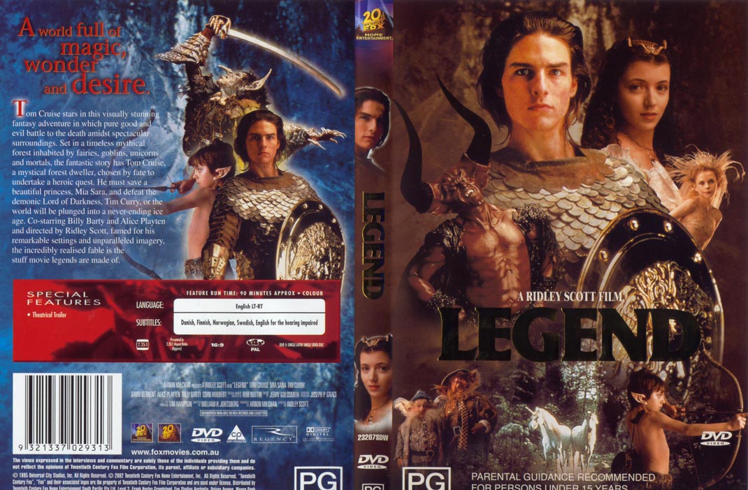 What versions of LEGEND are available on Blu-ray, DVD, Video and