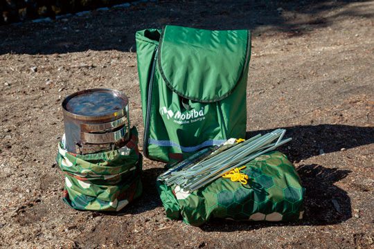 バックパックサウナ RB170M｜製品を見る｜薪⽕の総合商社 ファイヤーサイド