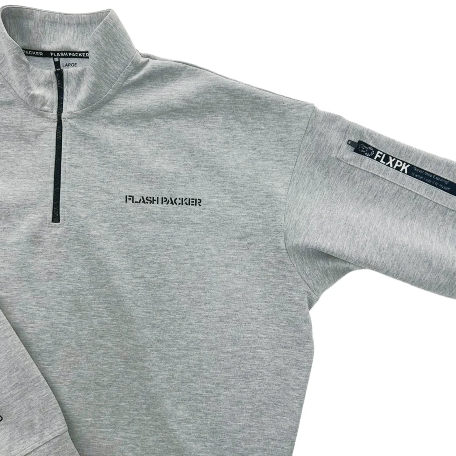 XP-AIR HALFZIP（エアテンション® ダンボールニット ジップパーカー